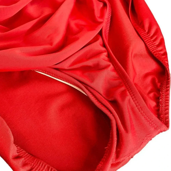 MIRACLESUIT Red Rock Solid Madrid Strapless One Piece - Picture 10 of 13